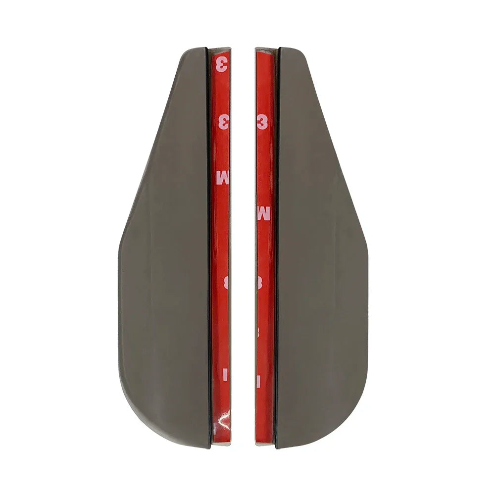 2PCS Rétroviseur de voiture Anti-pluie en fibre de carbone / Noir / Blanc - accessoires de voiture