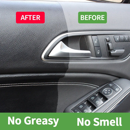 Restaurateur de plastique noir brillant