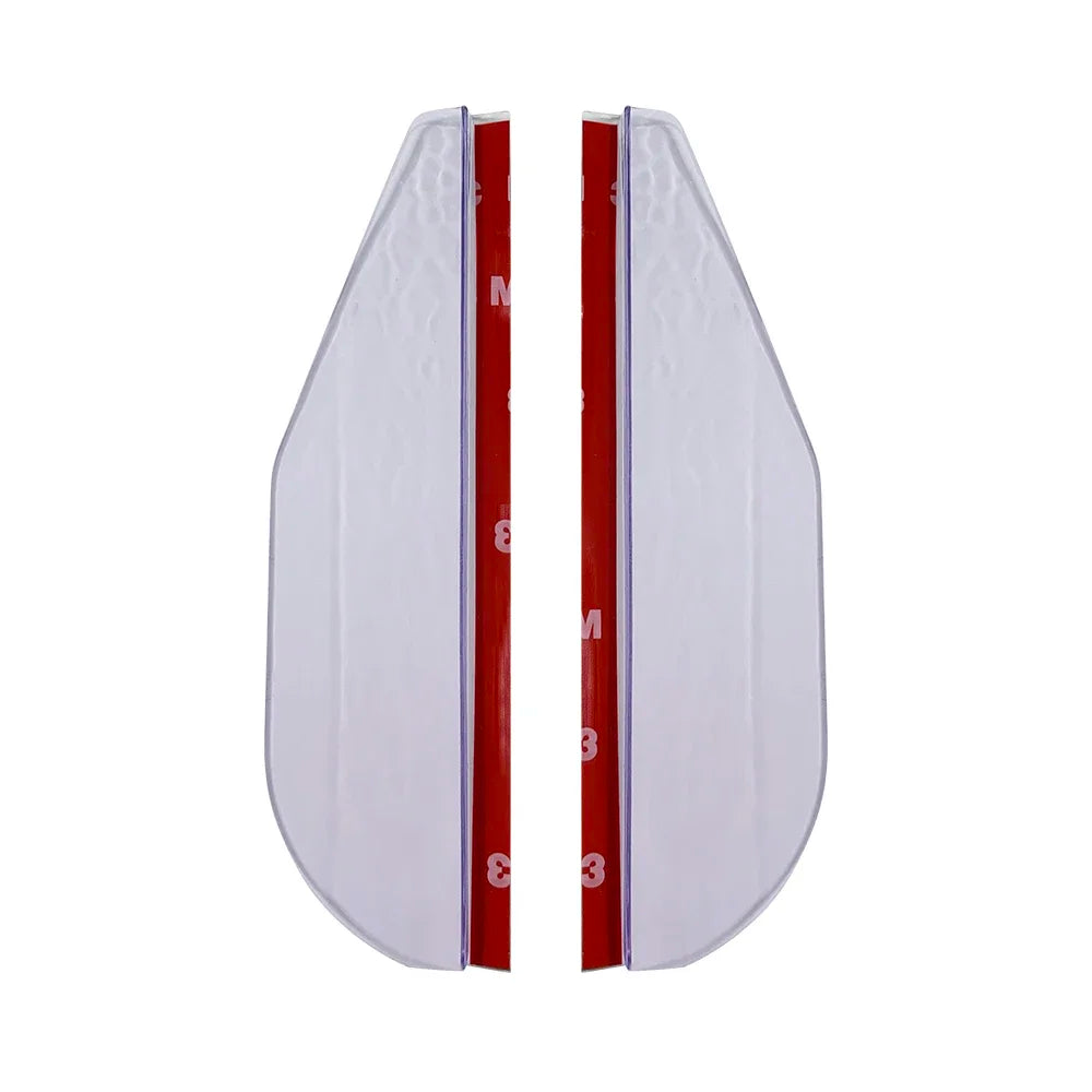 2PCS Rétroviseur de voiture Anti-pluie en fibre de carbone / Noir / Blanc - accessoires de voiture