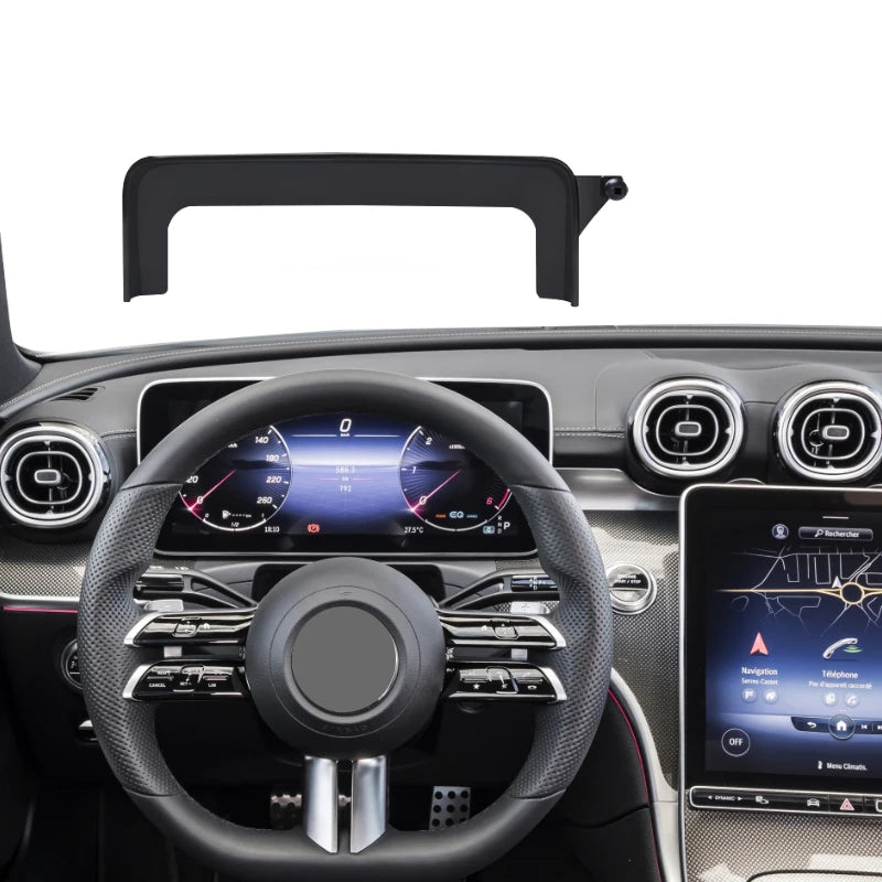 Support de téléphone intérieur pour Mercedes-Benz C GLC V-class w204 w205 x253 w447 7/10,25 pouces pour écran multimédia.
